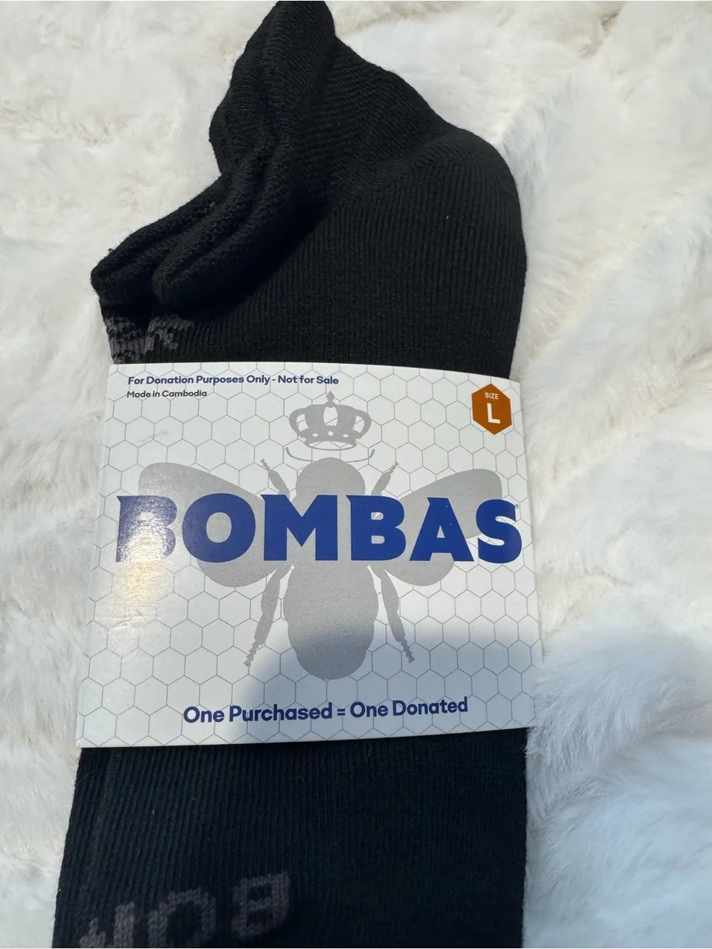 5 Ct Lot Bombas Black Men’s Athletic Ankle Socks New